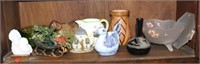 Assorted Porcelains, Vases, Bowls, Decor, etc