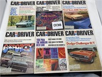 Late 60's Car and Driver Magazines