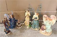 6pc. Angel Figurine Decor Collection