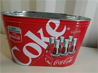 New Coca-Cola bucket 9in. Tall ,  16 long, super