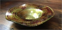 13” Art Glass Centerpiece Bowl