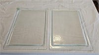 Textured Glass Platters