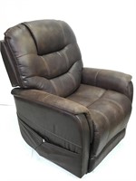 Pride LG Brown Upholstered Power Lift Chair