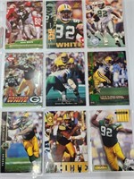 Reggie White Football Cards 18 cards see pics