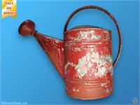 Vintage Large Red Watering Can