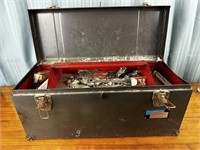 Metal Tool Box and Tools