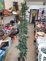 5 ft + Christmas Tree on Stand,Rustic
