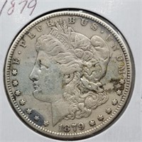 1879 MORGAN SILVER DOLLAR