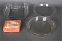 Assorted Baking Dishes & Trinket Box