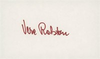 Vera Ralston signature cut
