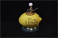 Ward's Lemon Crush Vintage Porcelain Syrop