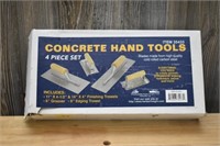 (4) PC -CONCRETE TOOL SET (NEW IN BOX)