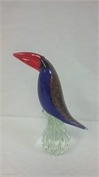 Colourful Blown Glass Toucan