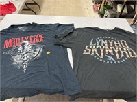Motley Crue & Lynard Skynyrd T-Shirts