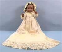 Vintage 10" Composition Black Baby Doll