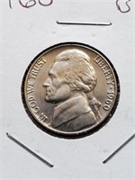 BU 1960 Jefferson Nickel