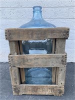 Vintage Glass Arrowhead Puritas 5 Gallon Water Jug