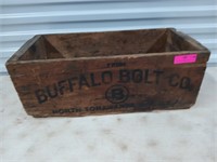 Wooden Buffalo Bolt Co box 9x11x24