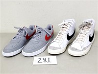 2 Pairs Men's Nike Shoes - Size 11