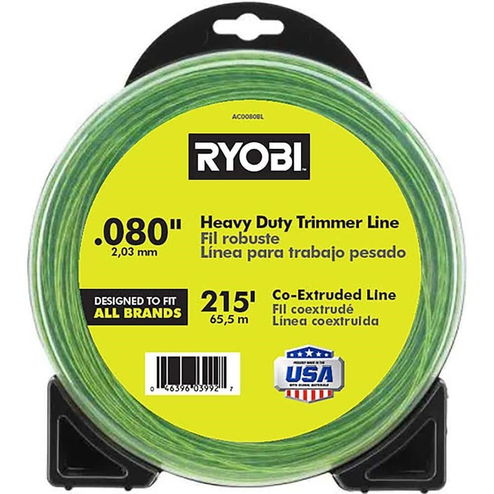 RYOBI 0.080 in. Premium Spiral Bulk Line