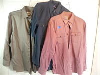 Qty of 3 Shirts, size L, used