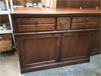 Hardwood cabinet