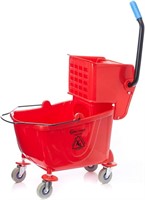 Simpli-Magic Mop Bucket with Wringer, Red