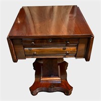 Antique Flame Mahogany Pembroke Table