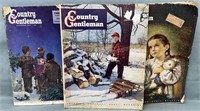 3 Country Gentleman Magazines