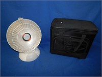 120v Presto heatdish heater & suitcase