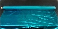 Roll of Teal Satin fabric