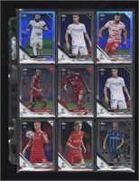 (9) x SOCCER SPORTS CARDS