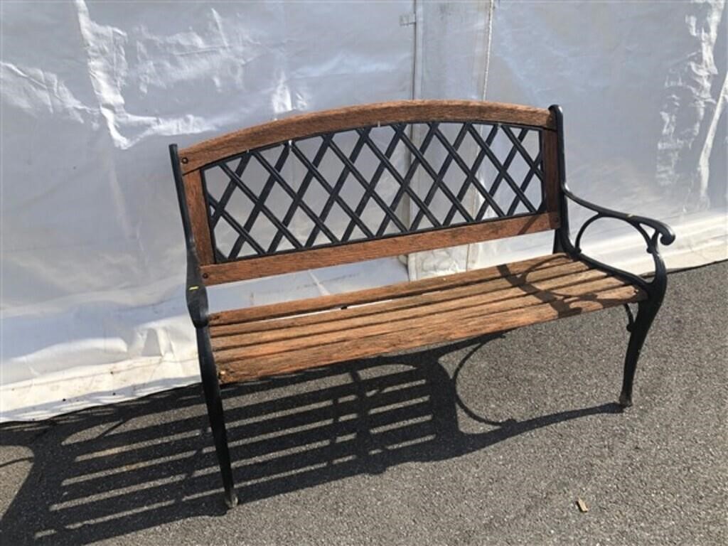 Cast Iron Park Bench