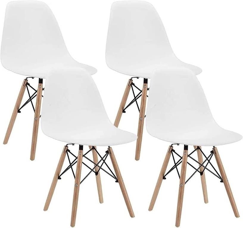 CangLong Modern Dining Chair Set  Set of 4  BLACK