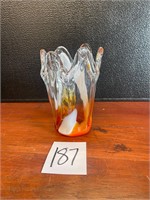 VTG blown glass vase