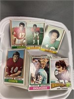 (175+) 1974 - '77 Topps Football Cards with Stars
