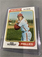 1974 Mike Schmidt 2nd Year Baseball Card