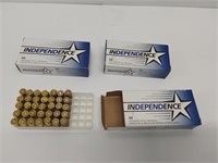 Independance 45cal ammunition