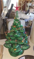 Vintage large ceramic Christmas tree