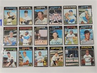 92) 1971 TOPPS BASEBALL CARDS
