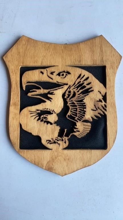 Eagle Wood Cut Out Art Piece