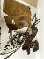 Leather Lederhosen, Horse Bridle, Leather Hat, etc
