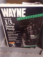 Wayne 1/3HP Sump Pump In Original Box!