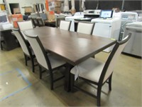 7 Pc. Dining Set: Table & 6 Chairs See Description