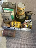 OLD CANS- CALUMENT, MAYTAG, DE LAVAL-1 FLAT