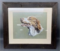 Framed Bird Dog Print