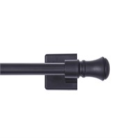 R1294  Magnetic Drapery Rod 16-28 Black
