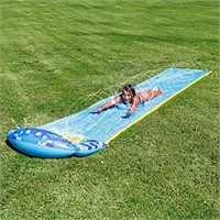 Sloosh Single Lane Slip Slide, Lawn Water Slide fo