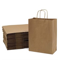 Prime Line Packaging 10x5x13 100 Pack Brown Bags