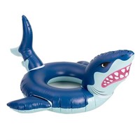 Sloosh Shark Pool Float Raft - Inflatable Shark Sw
